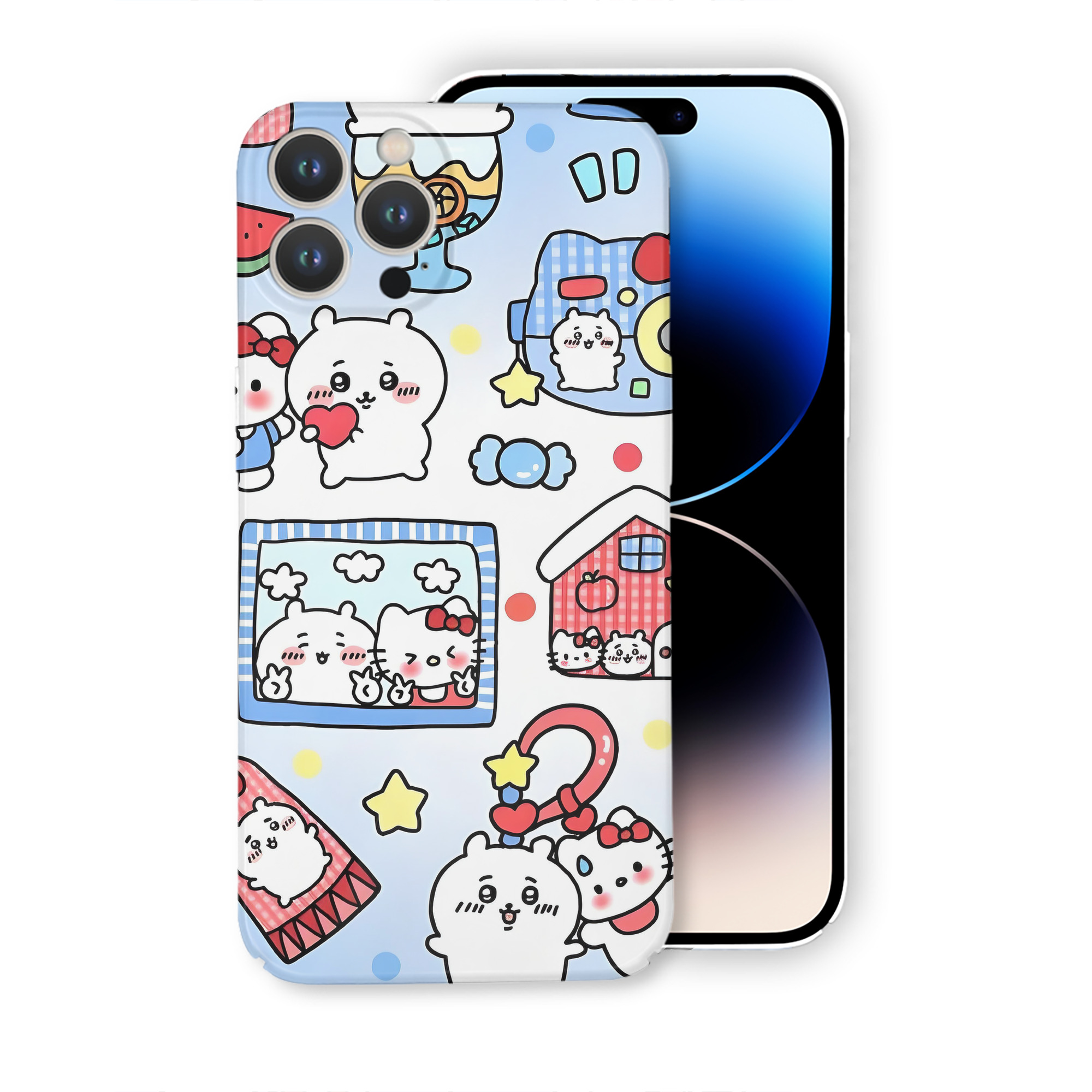 （画像用） ちいかわ Chii-kawa 【iPhone 14シリーズ対応】ハードケース